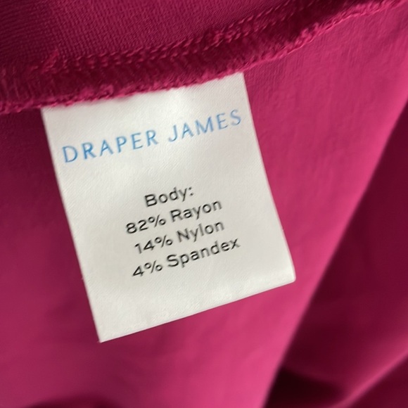 Draper James Ponte A Line Cranberry Dress - Picture 8 of 8